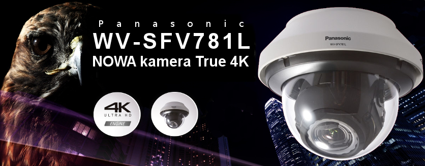 Panasonic WV-SFV781L - doskonały obraz w każdych warunkach