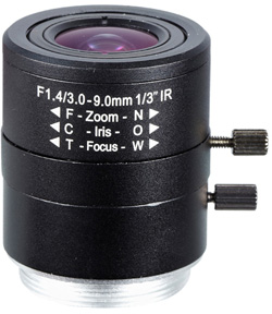 Obiektywy do kamer megapikselowych LC-M13VM309IR