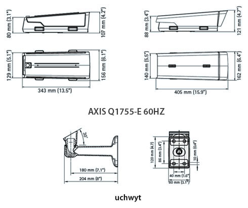 AXIS Q1755-E 60HZ