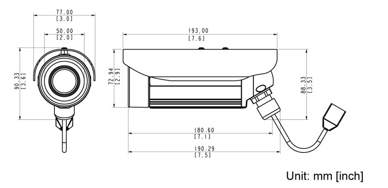 ACTi E33 - Kamery IP zintegrowane