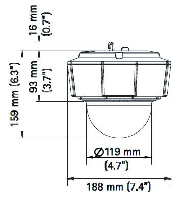 Zewnętrzna kamera obrotowa IP AXIS P5512-E