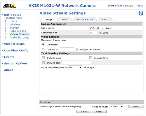 AXIS M1031W