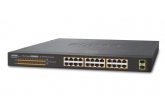 Planet GSW-2620HP - Switch 24xGEth PoE AT + 2xSFP