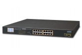 Planet GSW-1820VHP - Switch 16-portowy PoE + 2xSFP