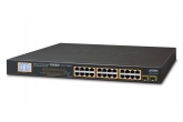 Planet GSW-2620VHP - Switch 24x10/100/1000T 802.3at PoE + 2xGiga