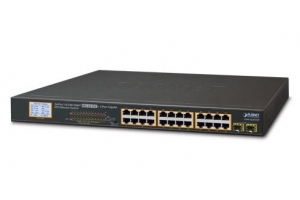 Planet GSW-2620VHP - Switch 24x10/100/1000T 802.3at PoE + 2xGiga