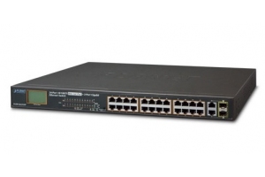 Planet FGSW-2622VHP - Switch 24x10/100TX 802.3at PoE + 2xGigabit