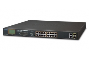 Planet FGSW-1822VHP - Switch 16x10/100TX 802.3at PoE + 2xGigabit