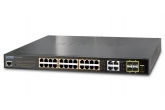 Planet GS-4210-24P4C - Switch 24x10/100/1000T PoE+ 4xTP/SFP