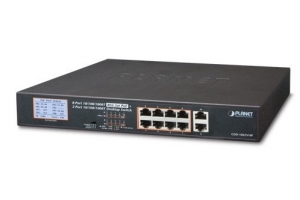 Planet GSD-1002VHP - 8-portowy switch PoE