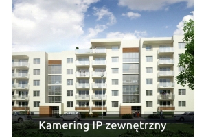 Zestaw kameringu IP zewntrznego